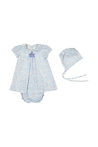 Olympe Baby Set Floral Blue