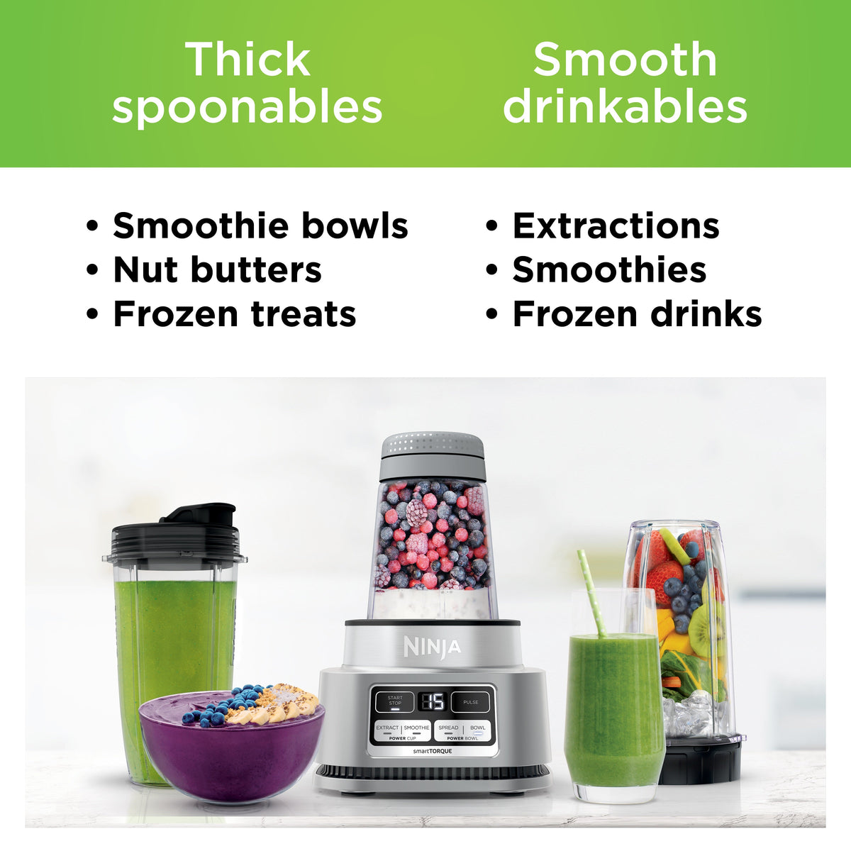 Foodi Power Nutri Duo Single Serve Blender with smartTORQUE