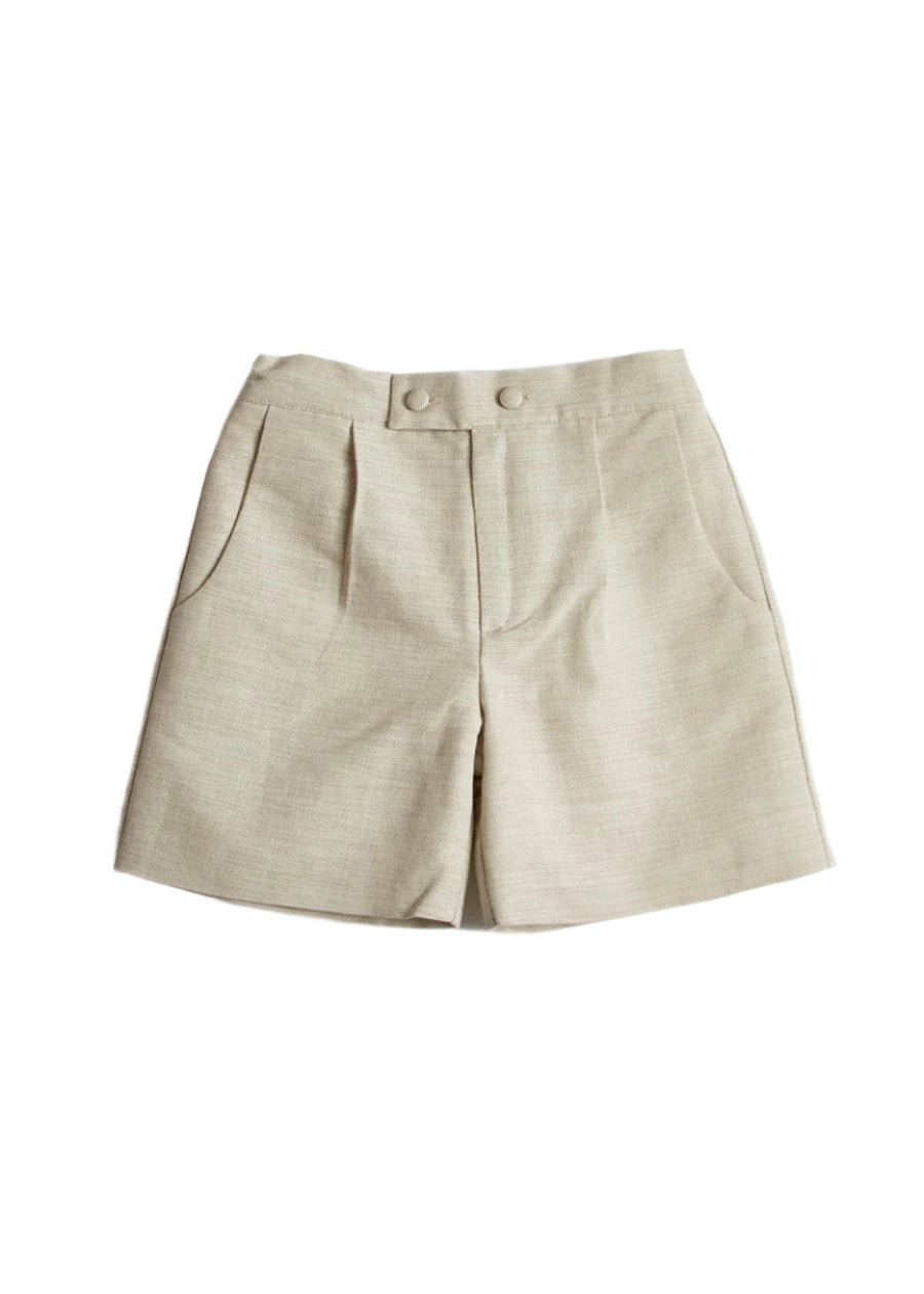Boys Celebration Shorts Beige (4-10yrs) Shorts  from Pepa London