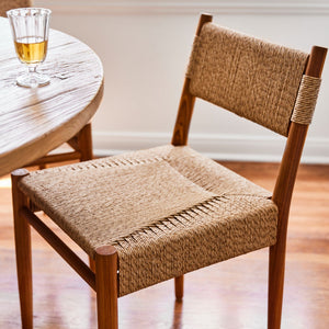 alma indoor/outdoor dining chair angle