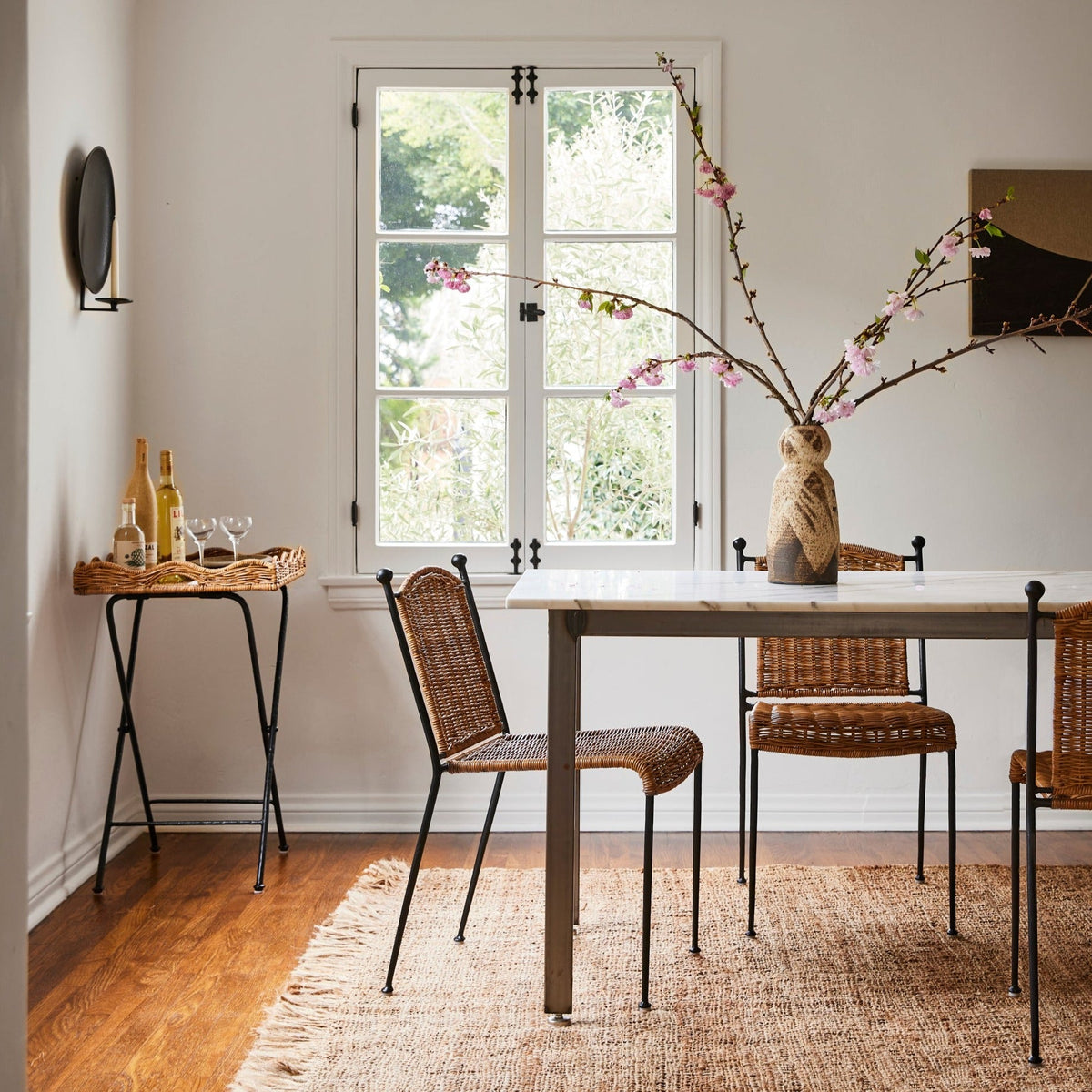 lacoste dining chairs at table