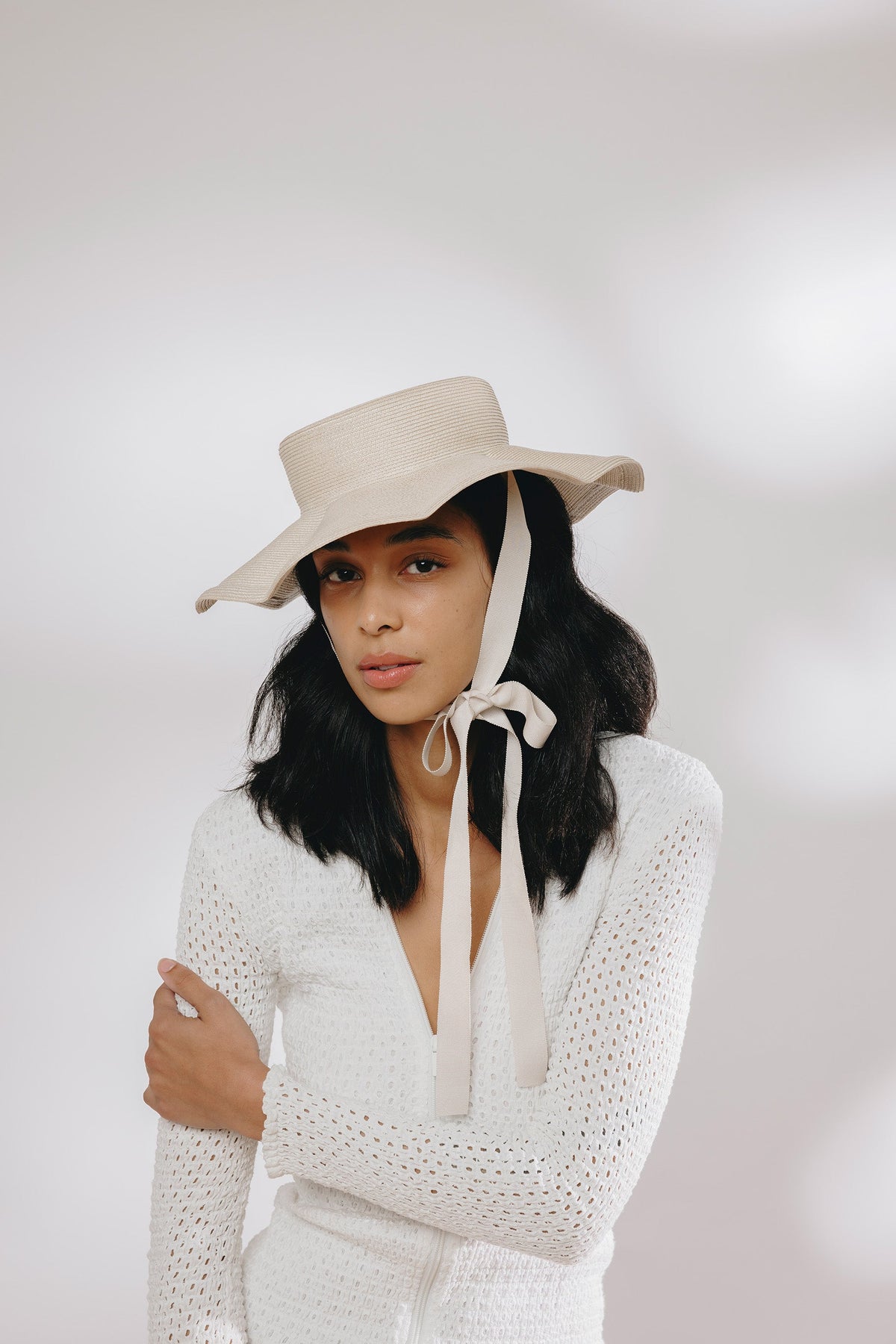 Shell Hat in Ivory