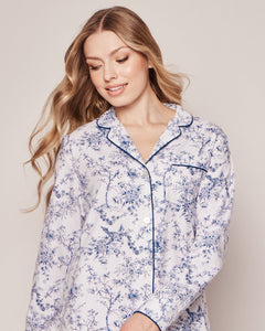 Women’s Twill Nightshirt in Timeless Toile