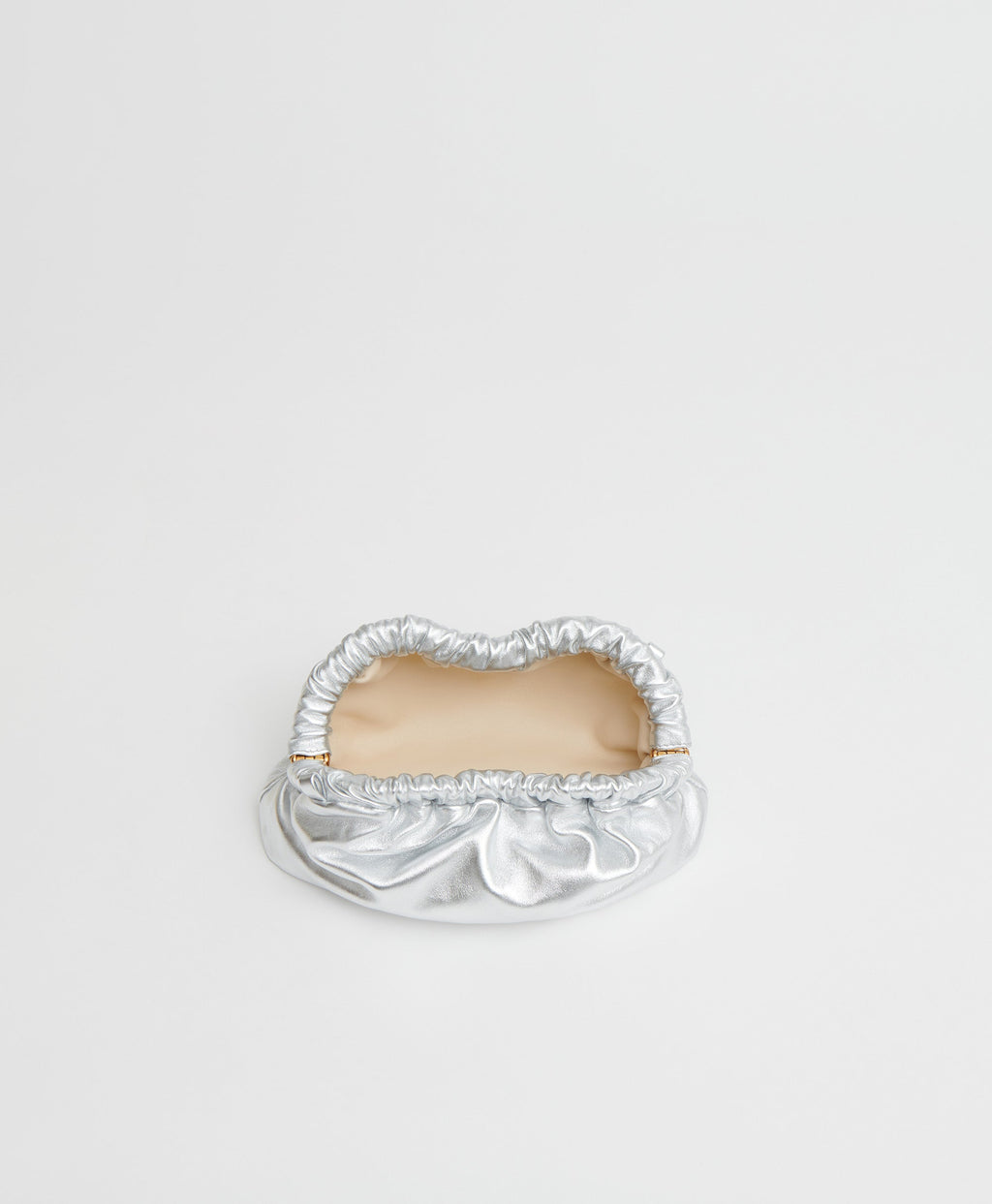 Mini Cloud Clutch  -  Silver