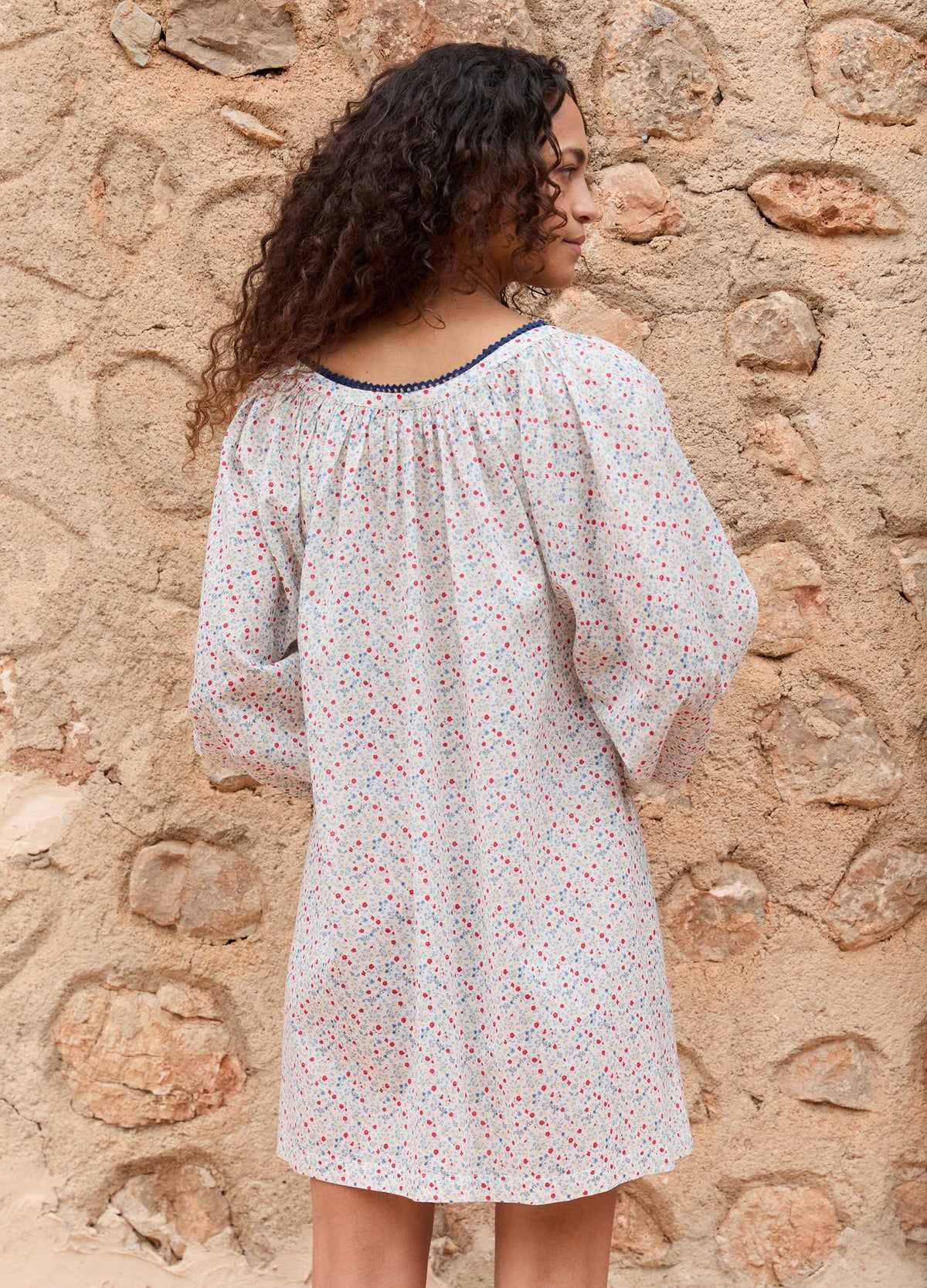 Phoebe Cotton Nightdress in Meadow