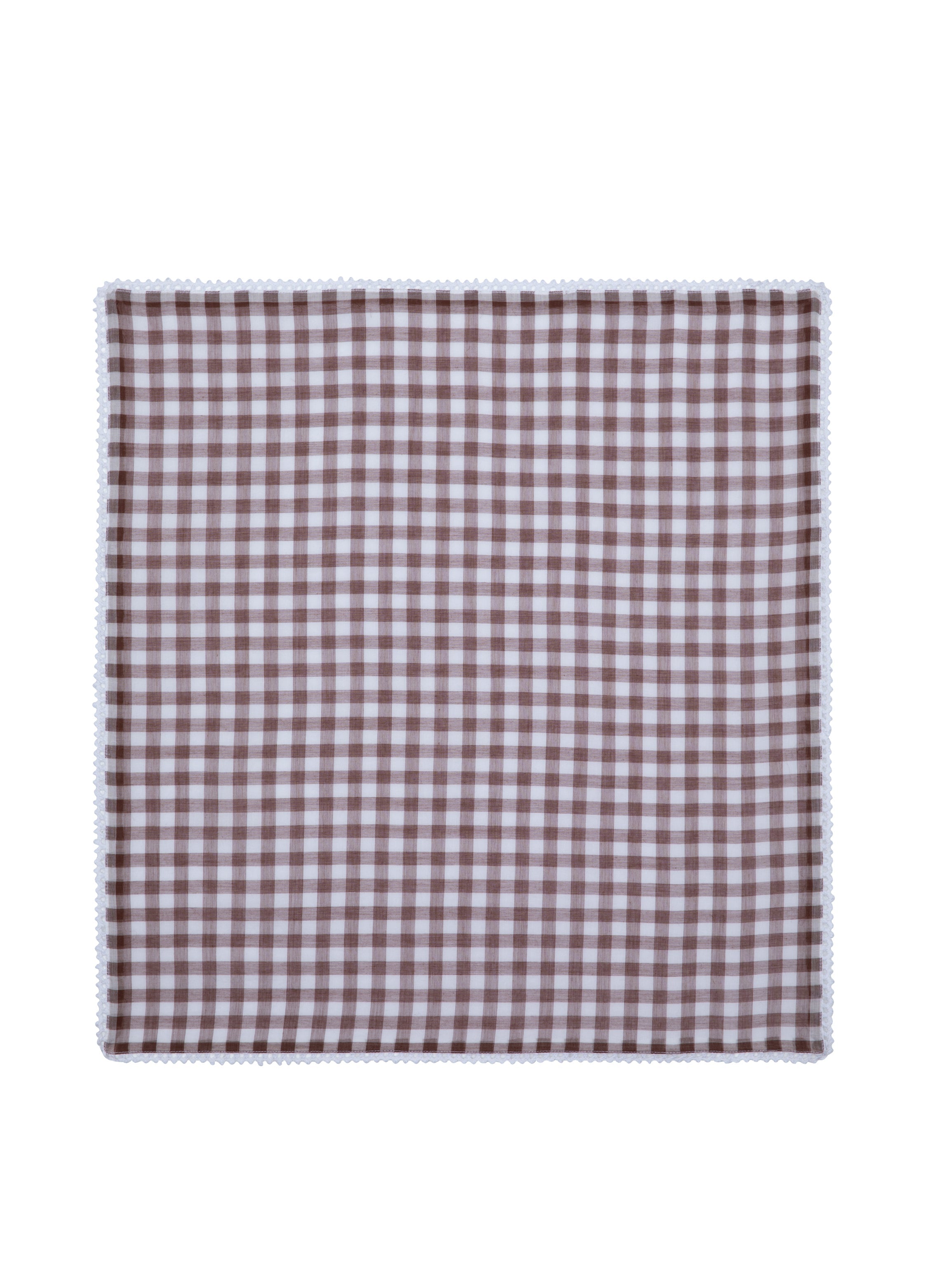Headscarf in Chocolate Gingham