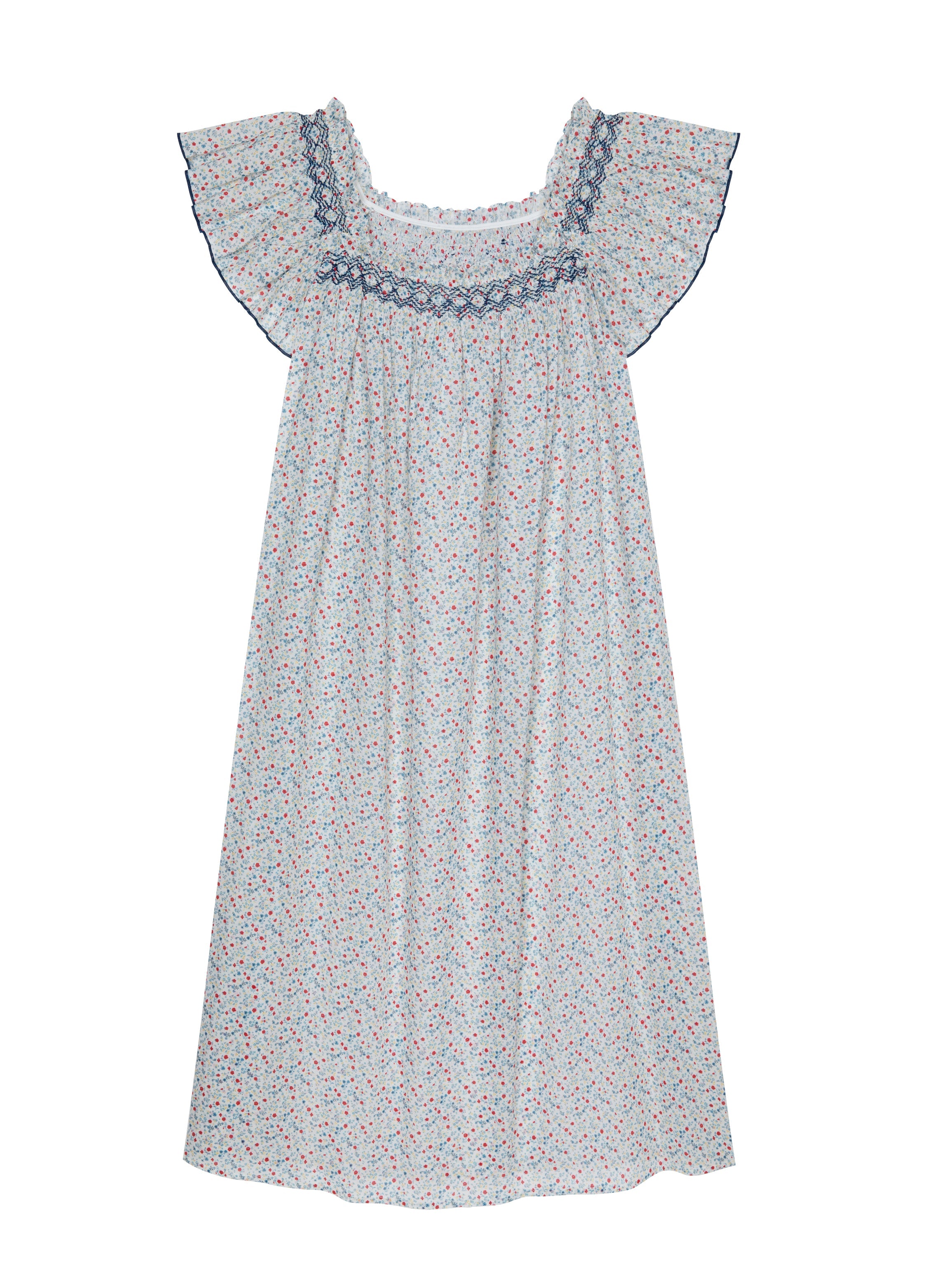Poppy Cotton Nightdress in Meadow