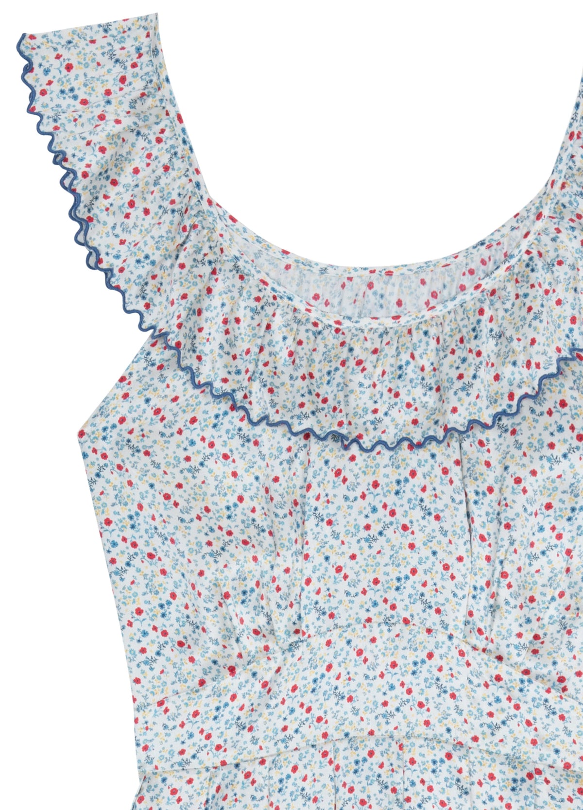 Valentia Silk Nightdress in Meadow