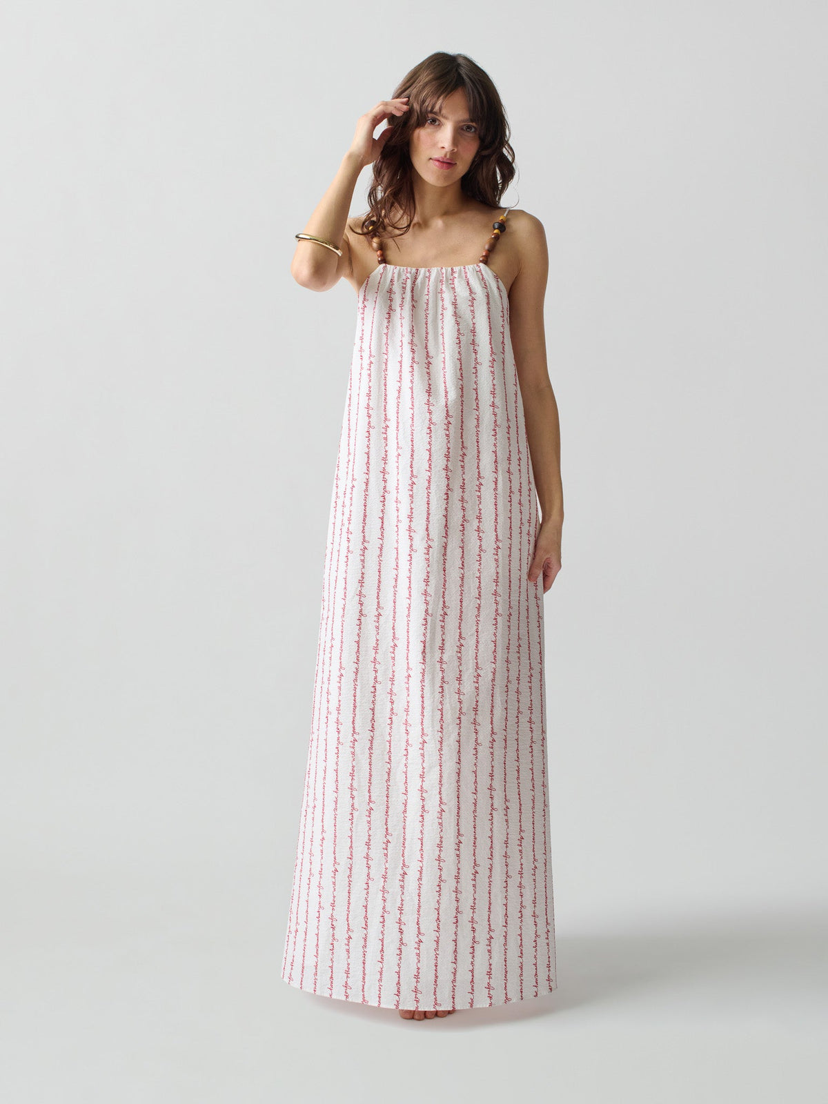 Grikos Stripe Dress RTW LINGUA FRANCA NYC