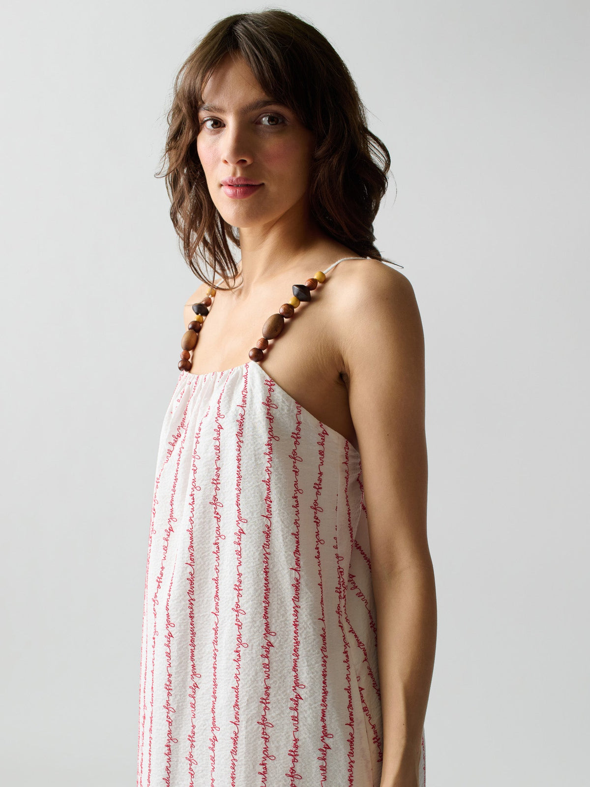 Grikos Stripe Dress RTW LINGUA FRANCA NYC