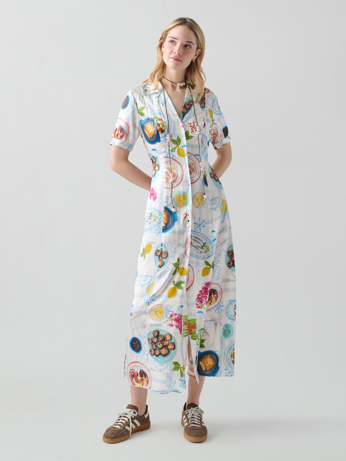 Lampi Button Down Dress RTW LINGUA FRANCA NYC