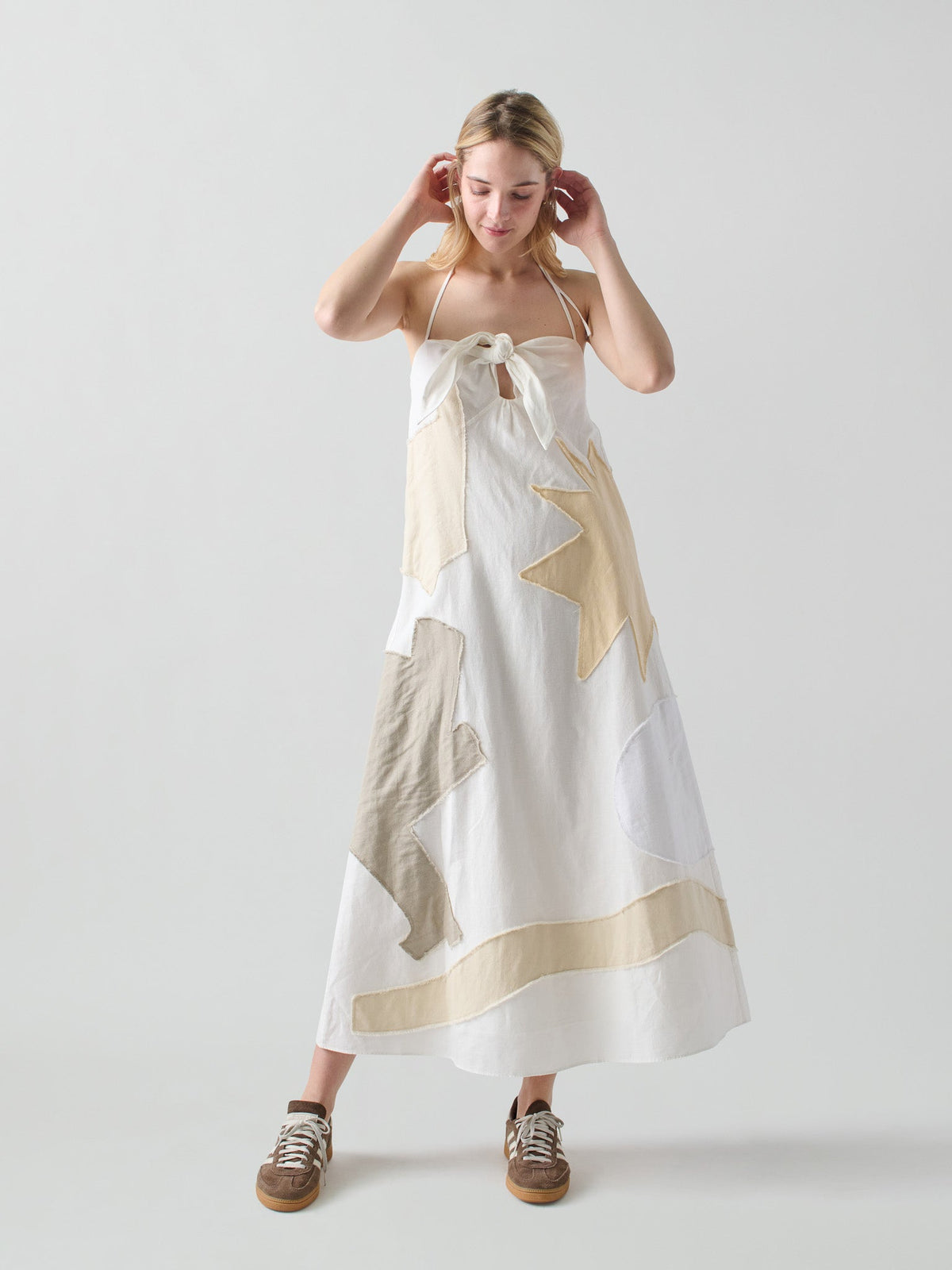 Patmos Tie Dress RTW LINGUA FRANCA NYC