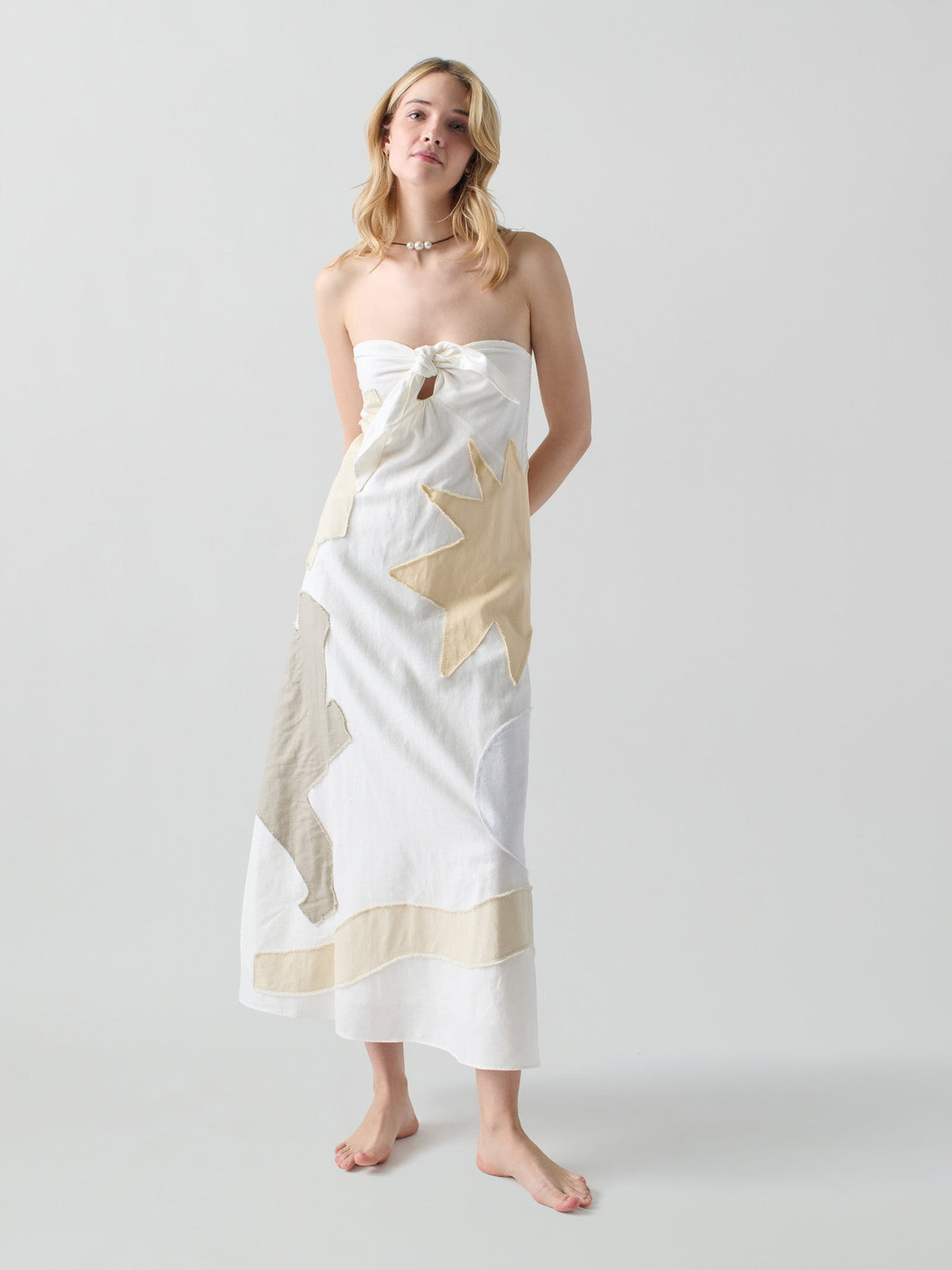 Patmos Tie Dress RTW LINGUA FRANCA NYC