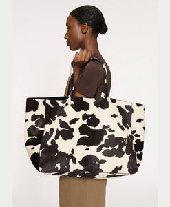 Juno Tote - Printed Pony Hair