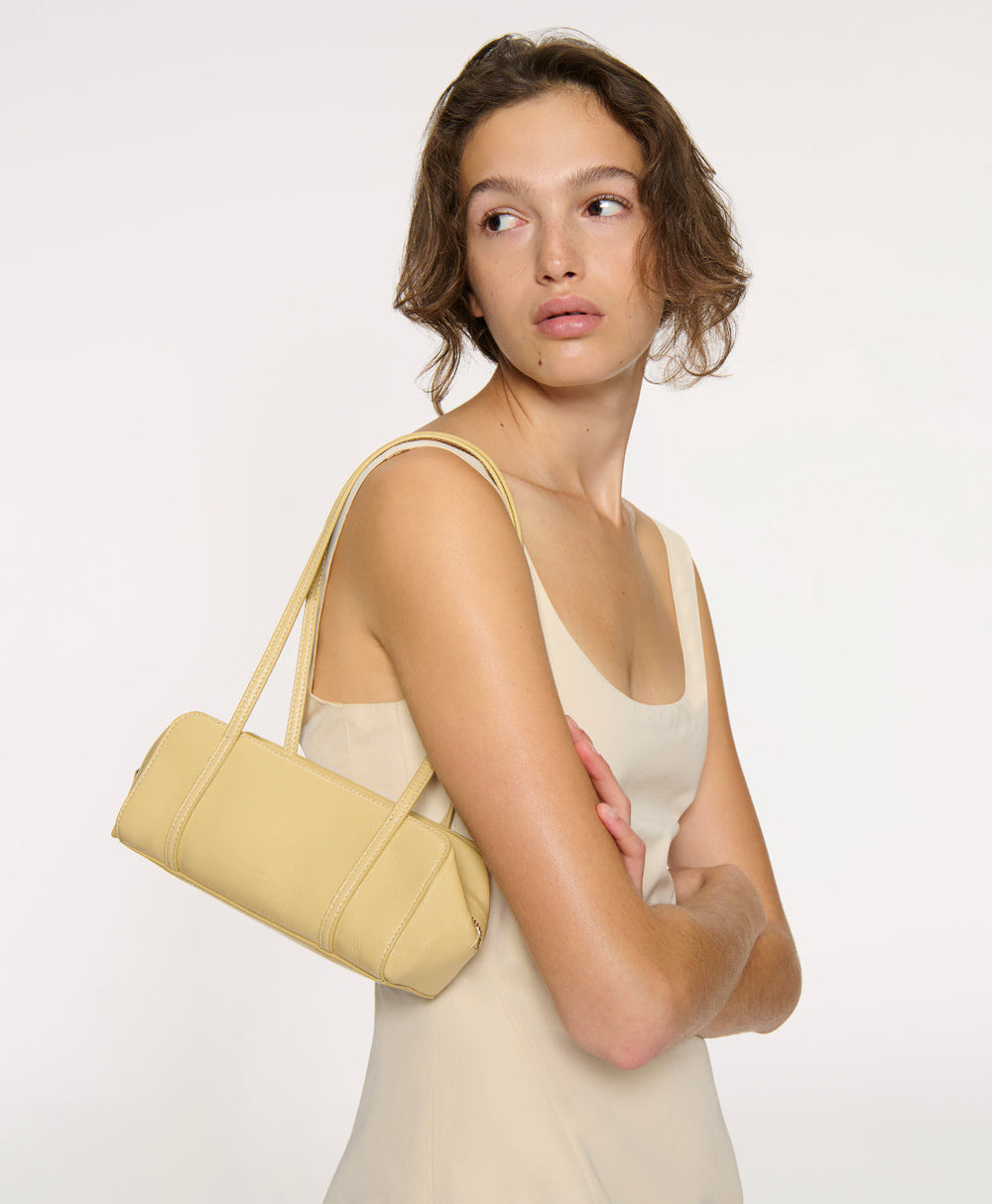 Mini Filo Bag - Butter on model 