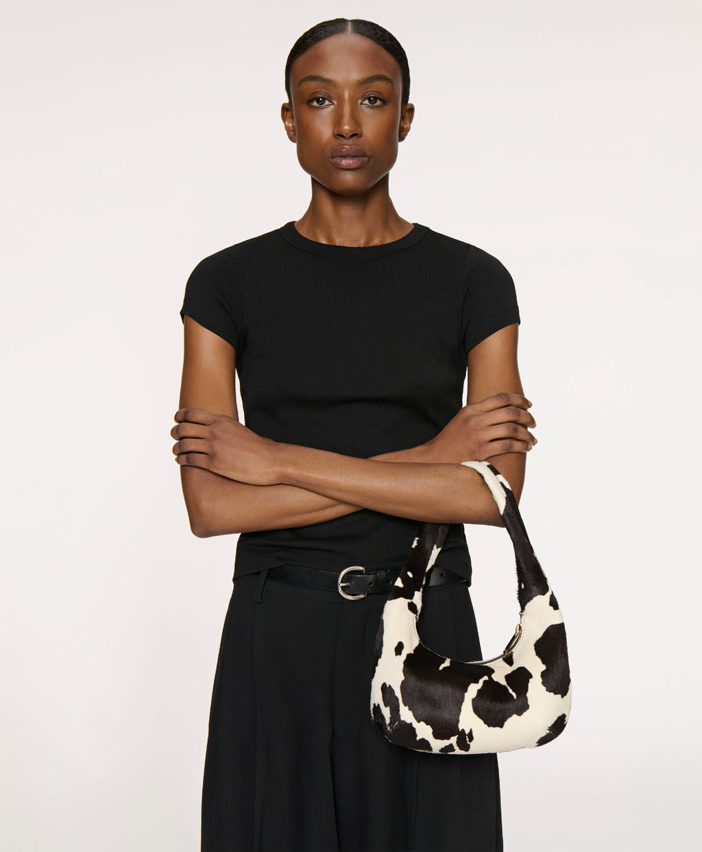 Gnocchi Bag - Printed Pony Hair