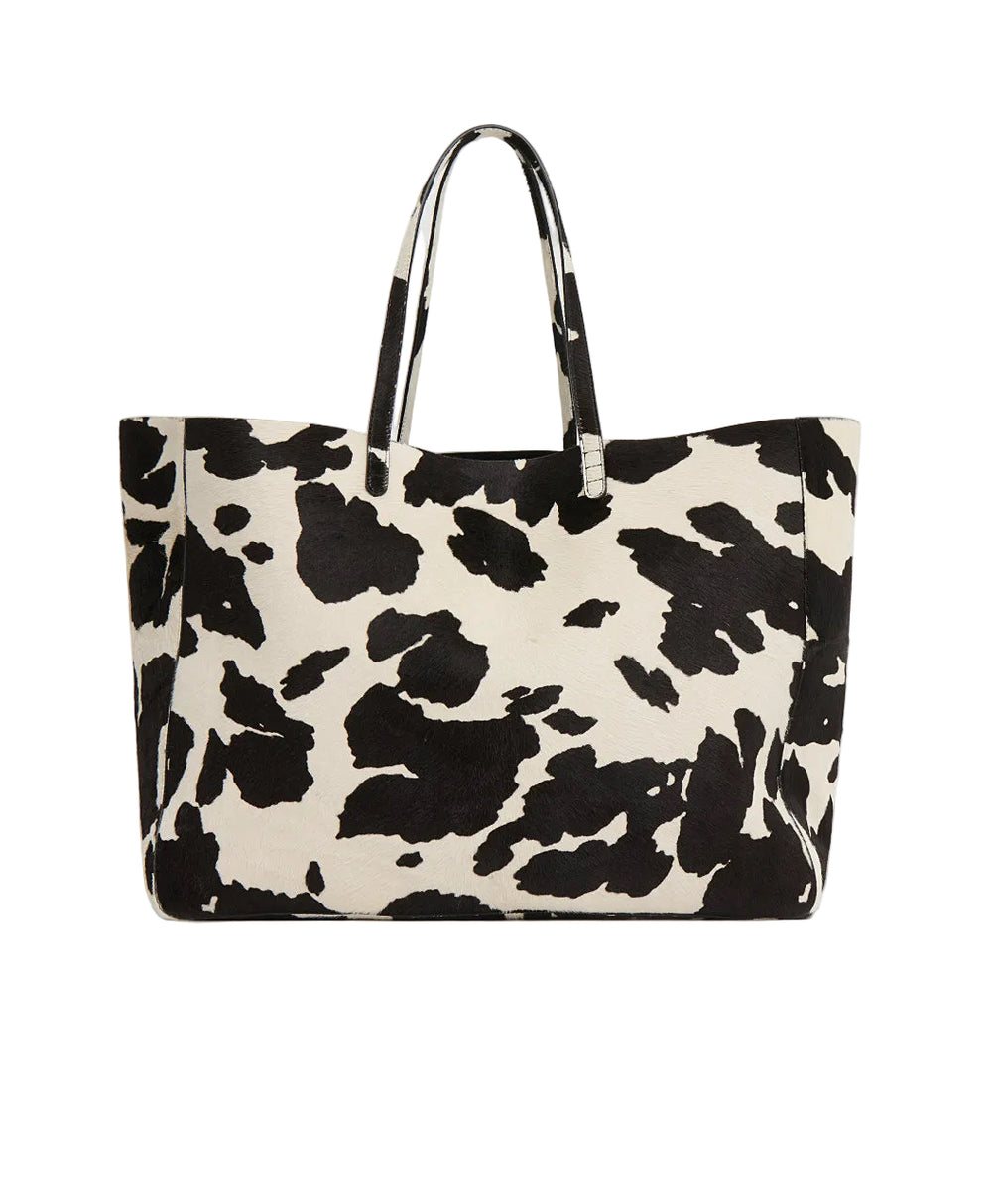 Juno Tote - Printed Pony Hair