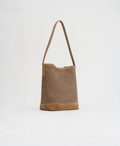 Small Everyday Cabas - Anise Raffia/Anise Suede