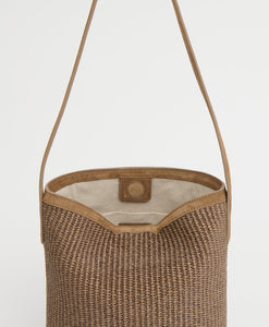 Small Everyday Cabas - Anise Raffia/Anise Suede
