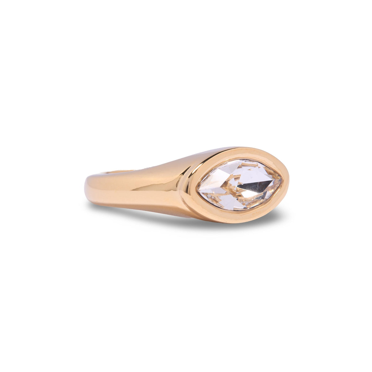 Gold Marquis Eye Ring