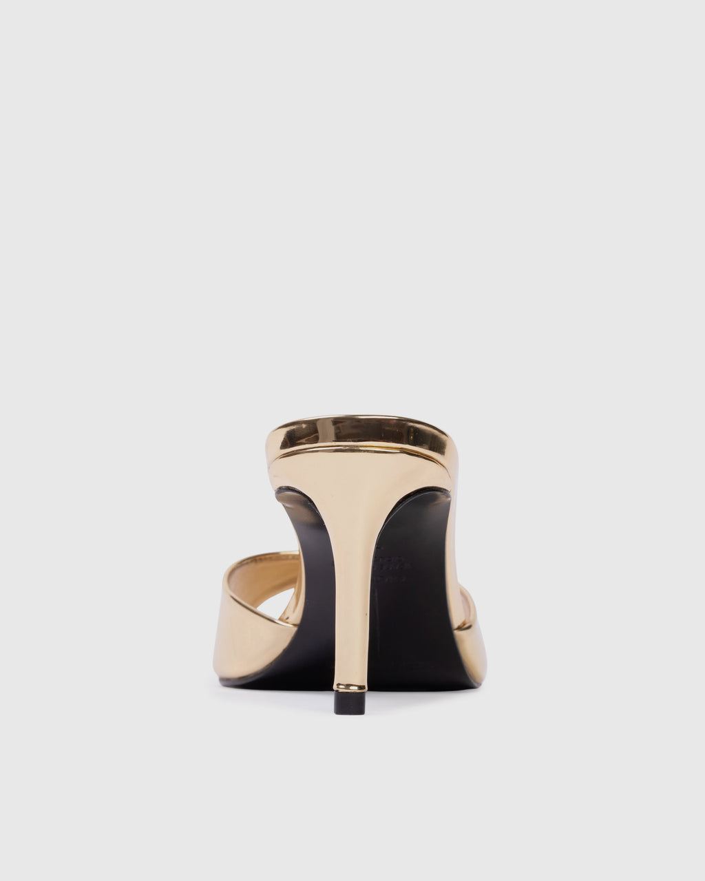 Freddie 70 Mule in Gold Mirror Metallic