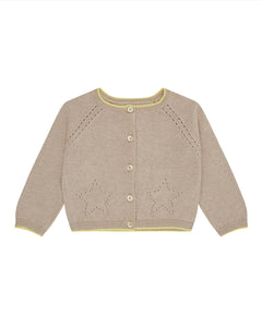 Star & Crown Pointelle Cardigan