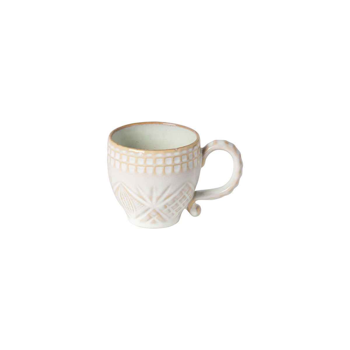 Cristal Collection Mugs in Nacar, Set of 6