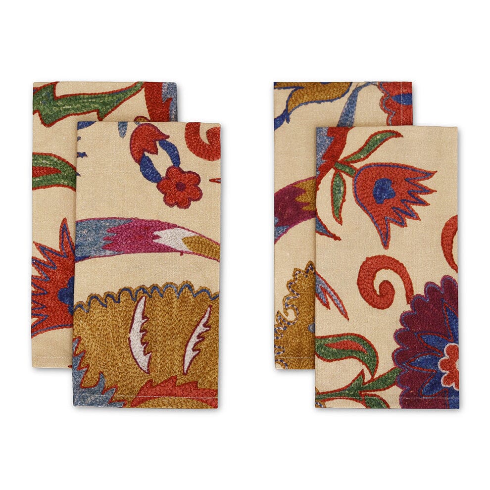 Bright Botanical Suzani Napkin Page