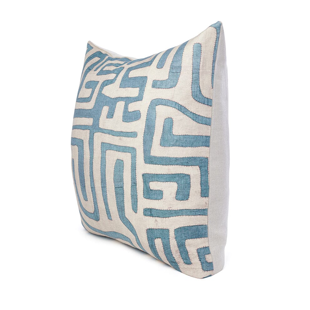 Indigo Classic Kuba Cloth Pillow Pillow St. Frank 