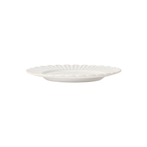 Cristal Collection Salad Plates in White, Set of 6