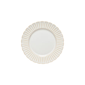 Cristal Collection Salad Plates in White, Set of 6