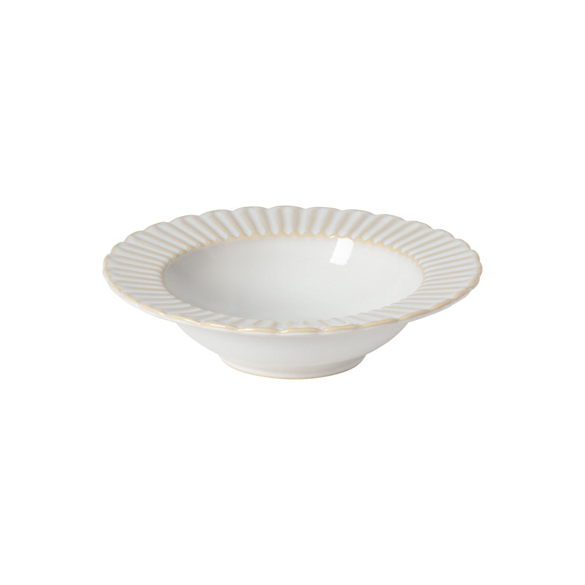 Cristal Collection Pasta Plates in White, Set of 6