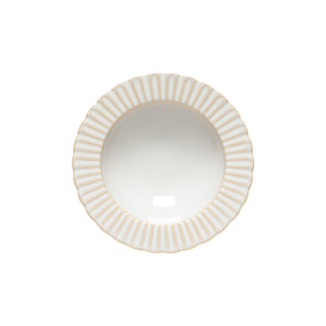 Cristal Collection Pasta Plates in White, Set of 6
