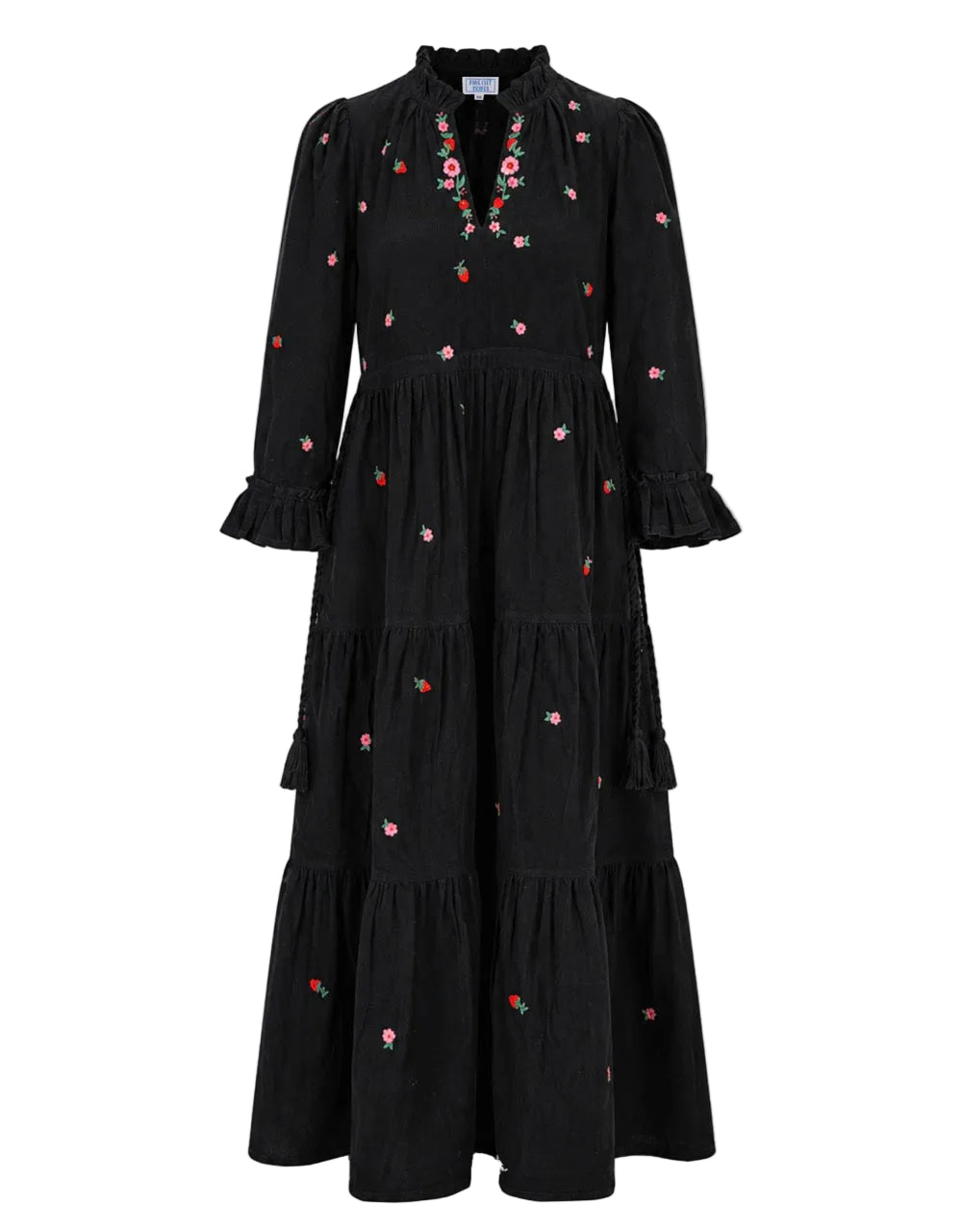 Strawberry Embroidery Amelia Dress