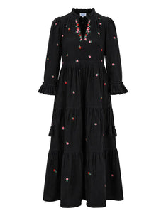 Strawberry Embroidery Amelia Dress