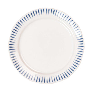 Sitio Stripe Dinner Plate in Delft Blue