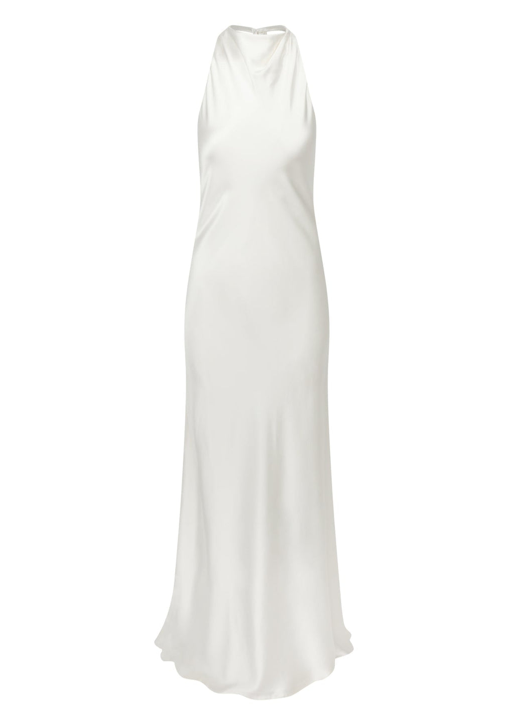 silk halter dress Silk Halter Dress with Organza Back Strap | STYLE 029