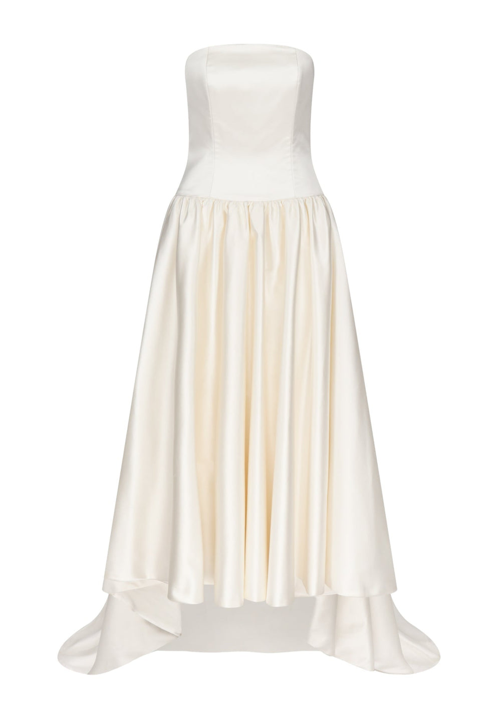 Duchesse Satin Drop Waist Gown | STYLE 093
