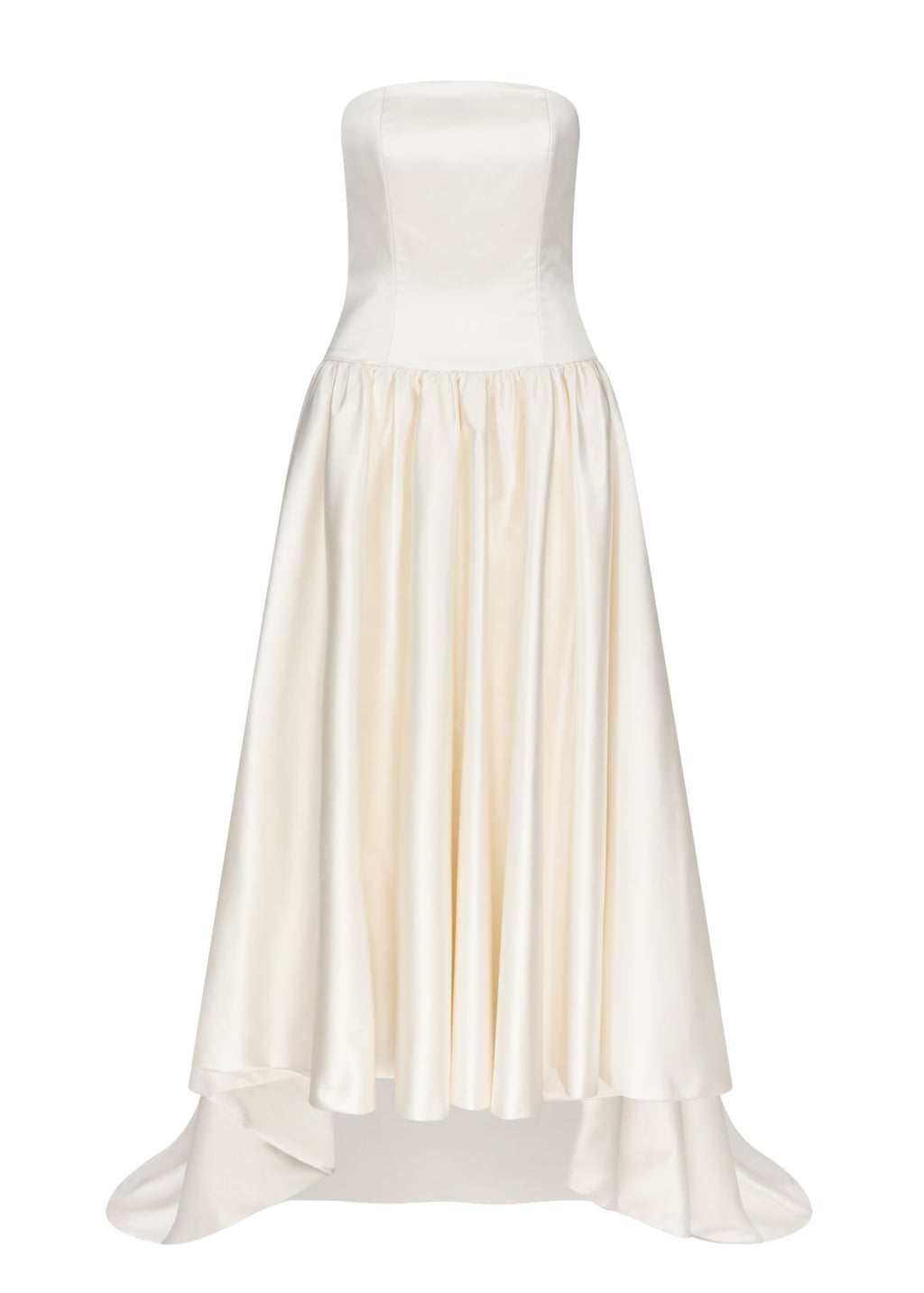 Duchesse Satin Drop Waist Gown | Style 093 UK 12