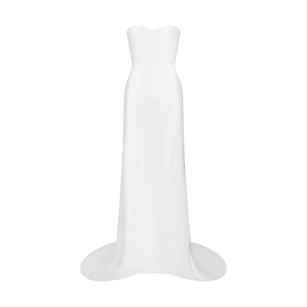 Strapless Silk Mikado Dress | STYLE 109