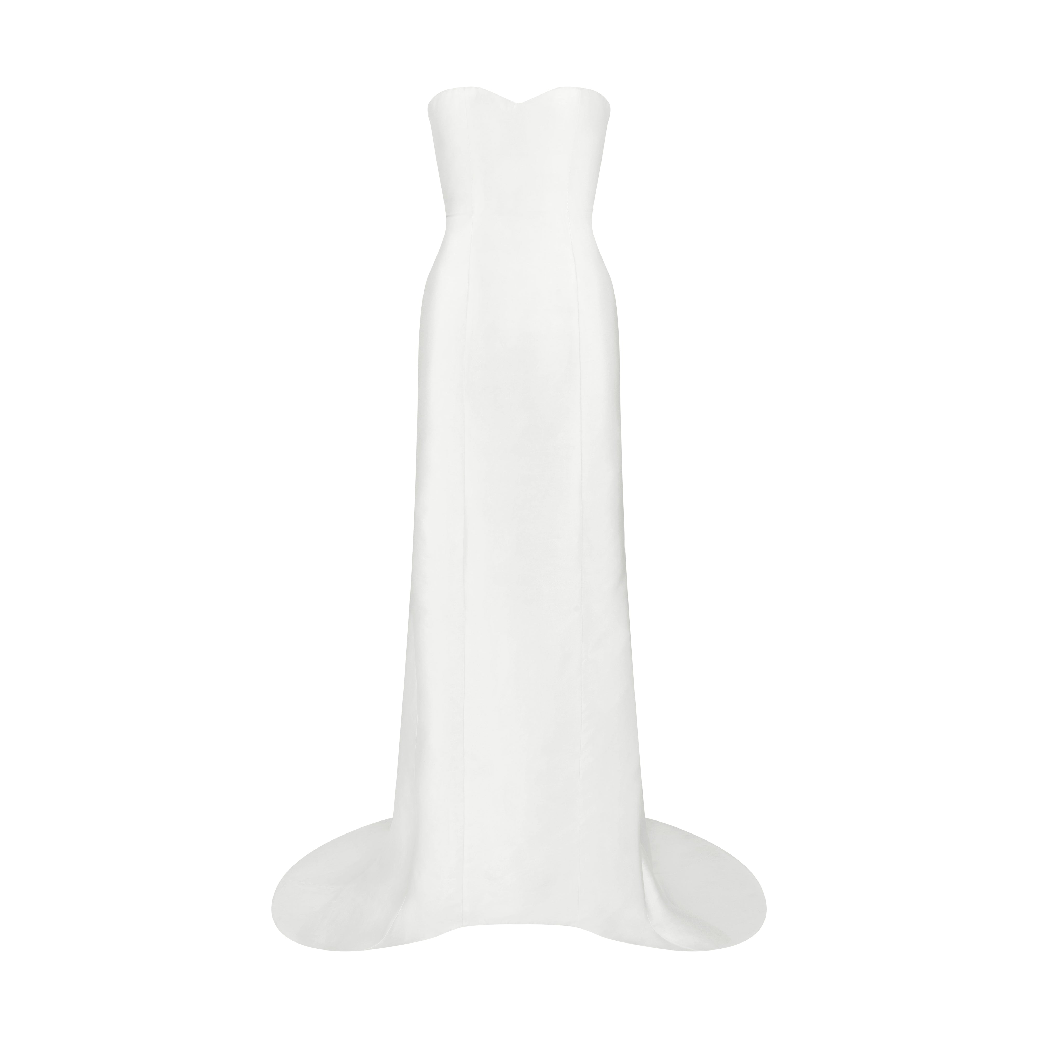 Strapless Silk Mikado Dress | STYLE 109