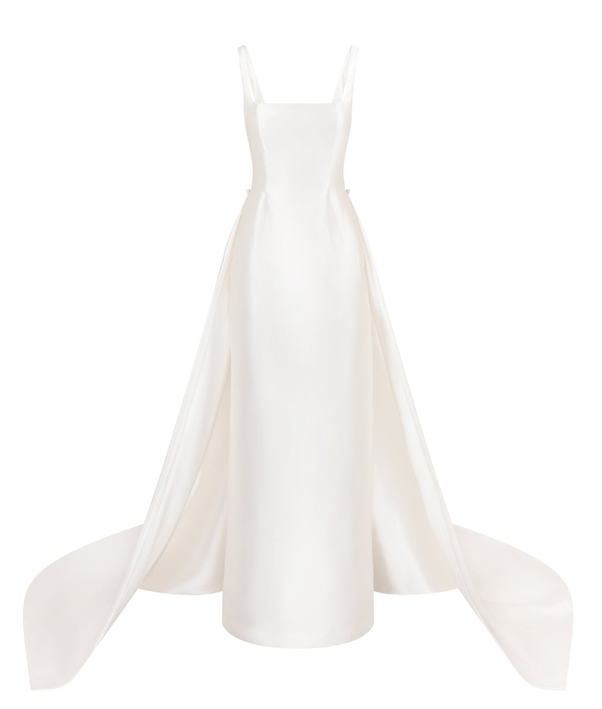 Organza Peekaboo Silk Mikado Gown | STYLE 111