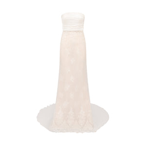 Crushed Silk & Lace Gown | STYLE 130