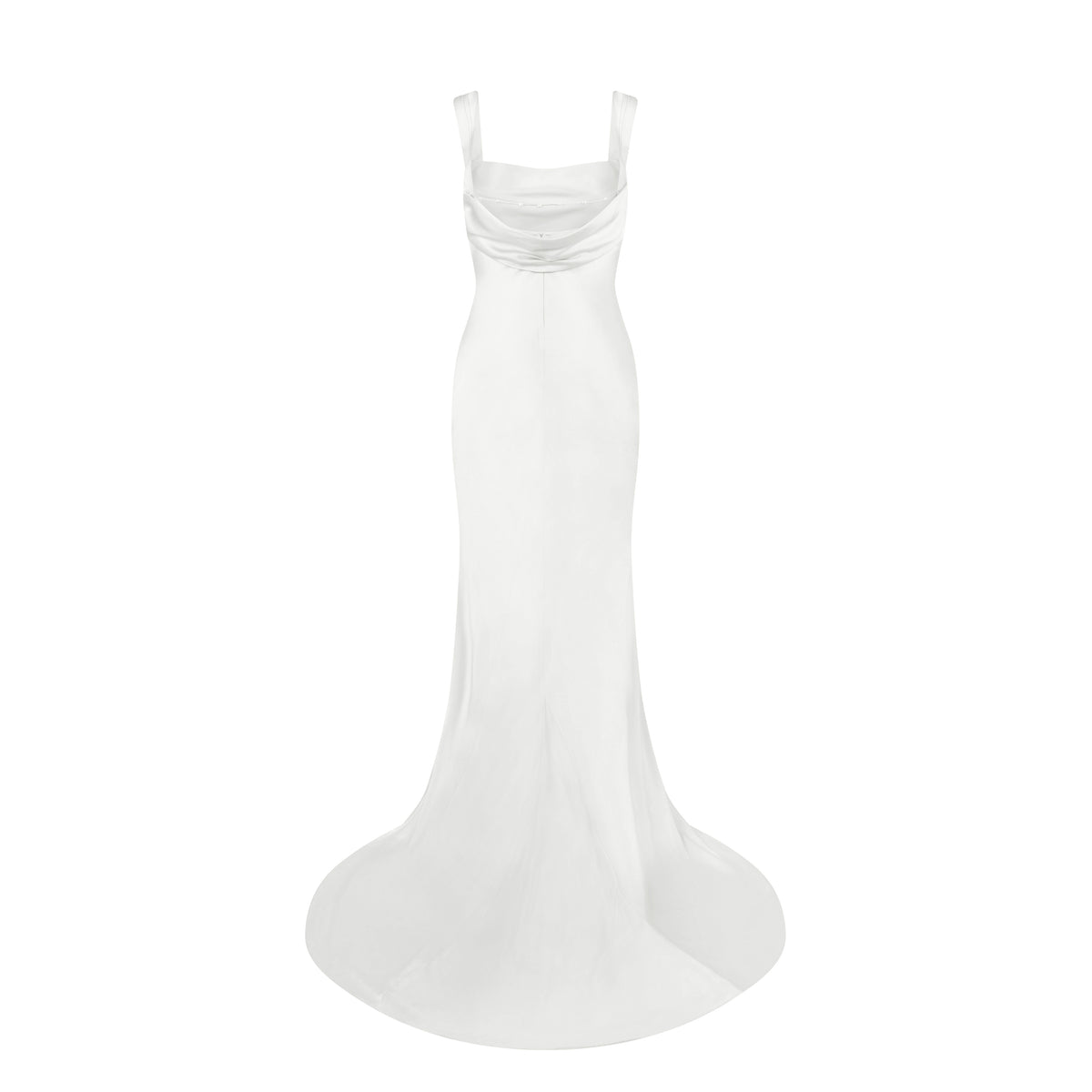 Backless Gown with Pearl Strap | STYLE 167
