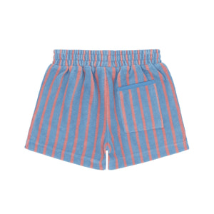 Boys Maritime Stripe French Terry Shorts