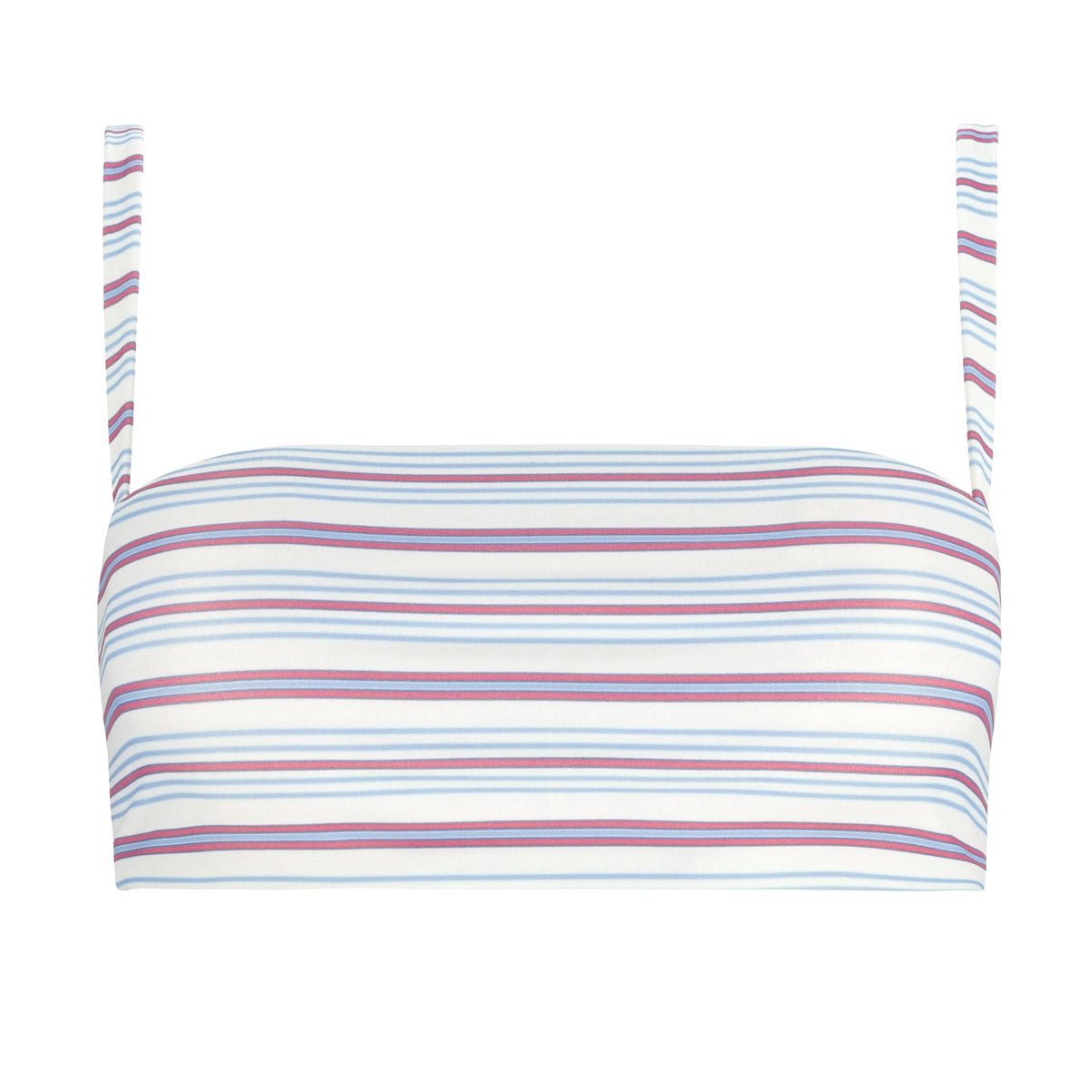 Women's Vintage Stripe Bandeau Bikini Top