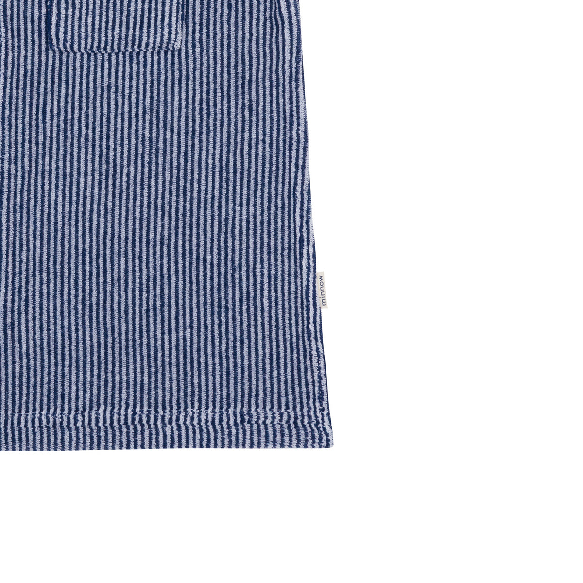 Boy’s Navy Stripe French Terry Button Up