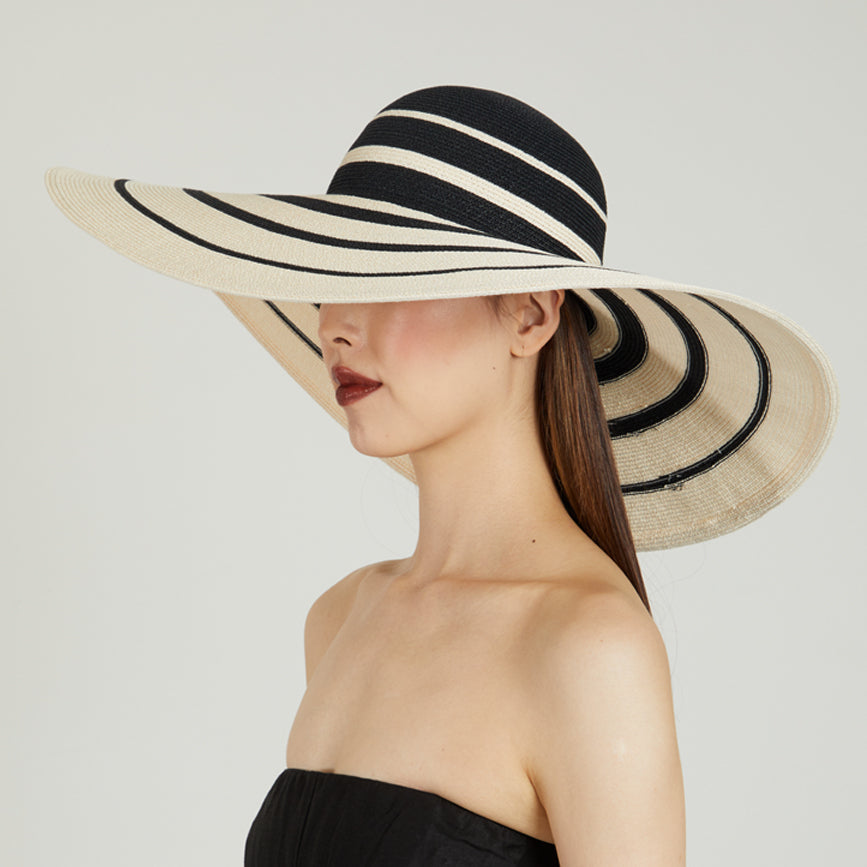 Sunny Striped Toyo Sunhat