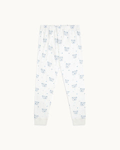 Bear Print Pajama in Adult Blue