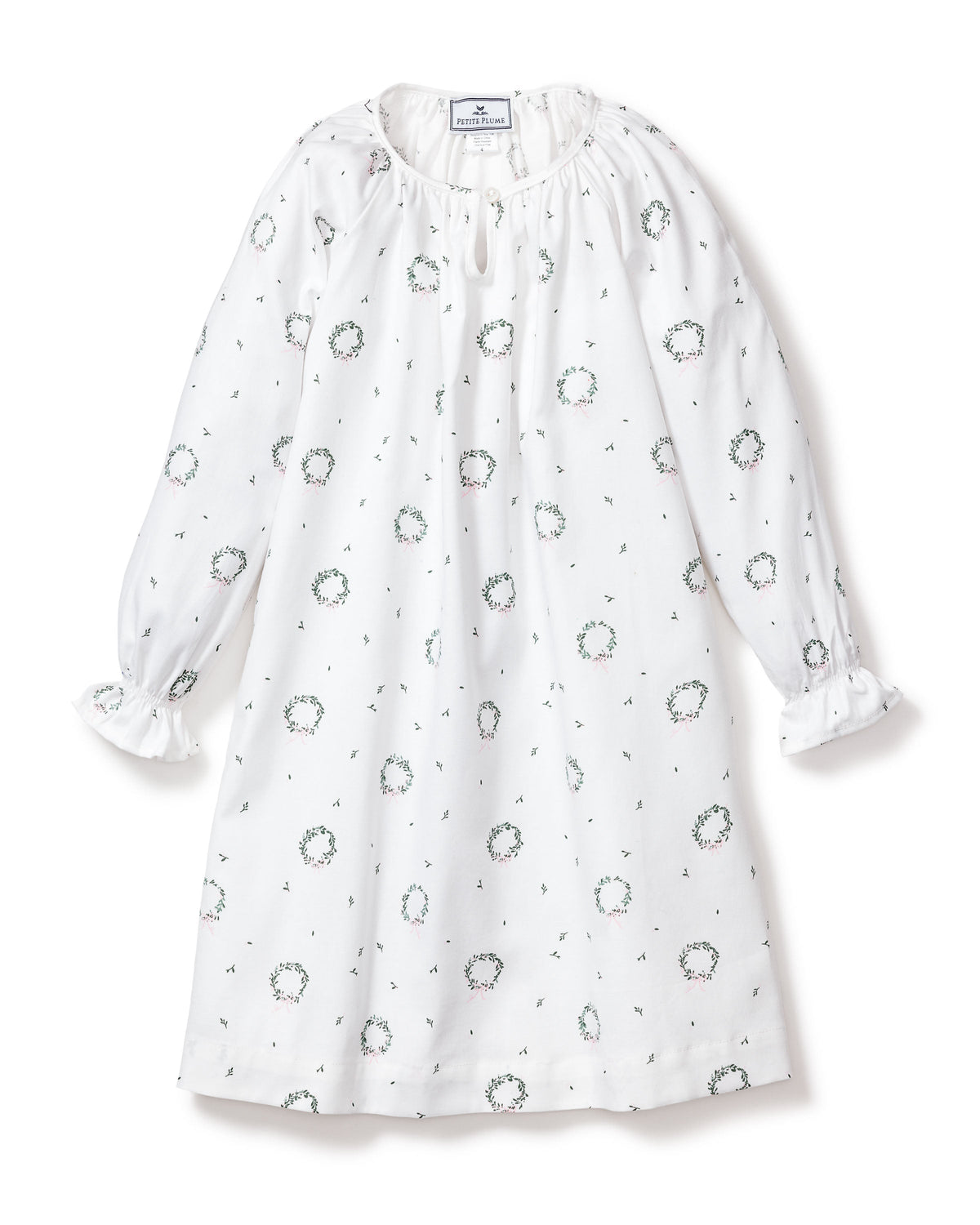 Girl’s Twill Delphine Nightgown in Somerset Wreath